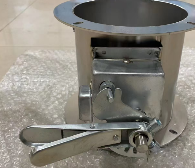 自动与手动一体防火阀——304不锈钢阀体，带手动操作杠杆